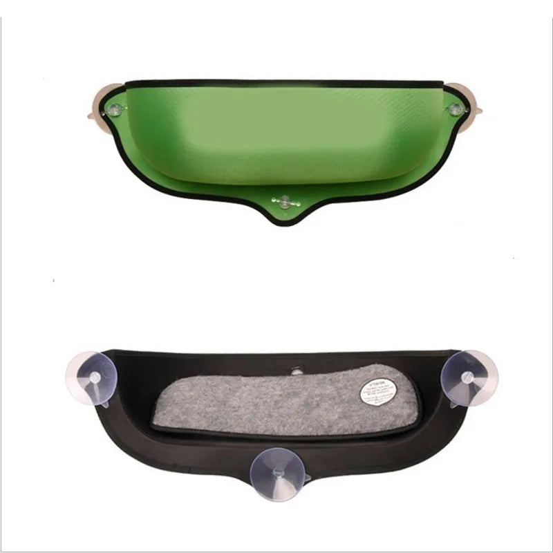 Kissan ikkunasänky - Kiinnitetty ikkunaruukku - Kissan riippumatto - Kissamatto - Kissan ahven - Riippuva tyyny - Ikkunahylly imukupilla fretille, chinchillalle