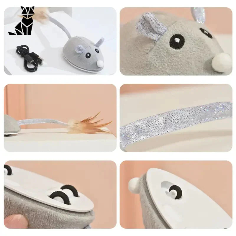 Souris CatchMe : Guide visuel pour l’utilisation de l’appareil souris pour la stimulation cognitive du chat