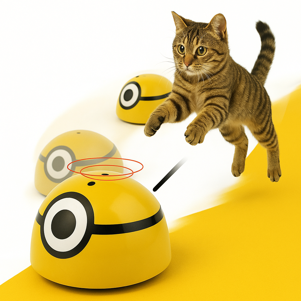 Interaktiivinen lelu infrapuna-anturilla