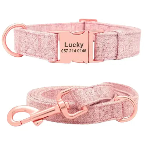 Collier Chien Personnalisable Avec Laisse Transparent Background