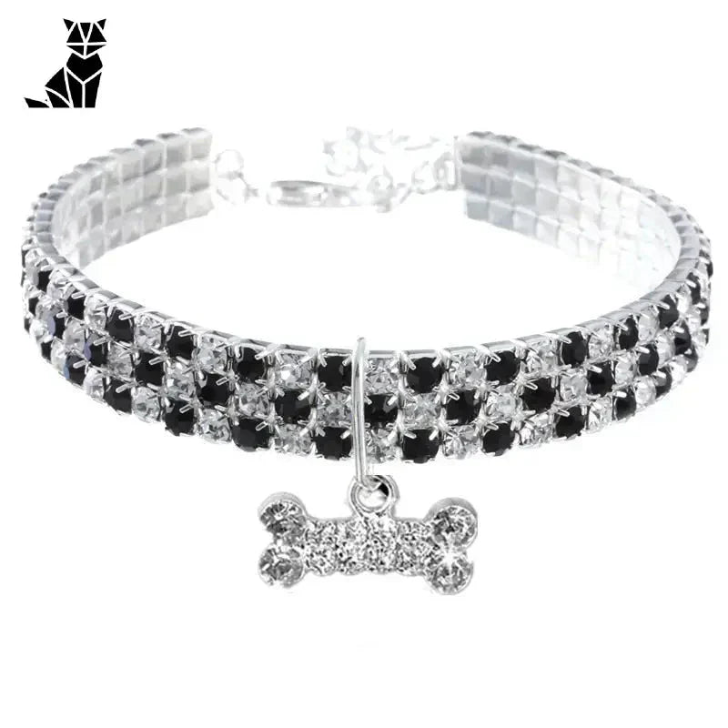 Collier pour chat avec diamants