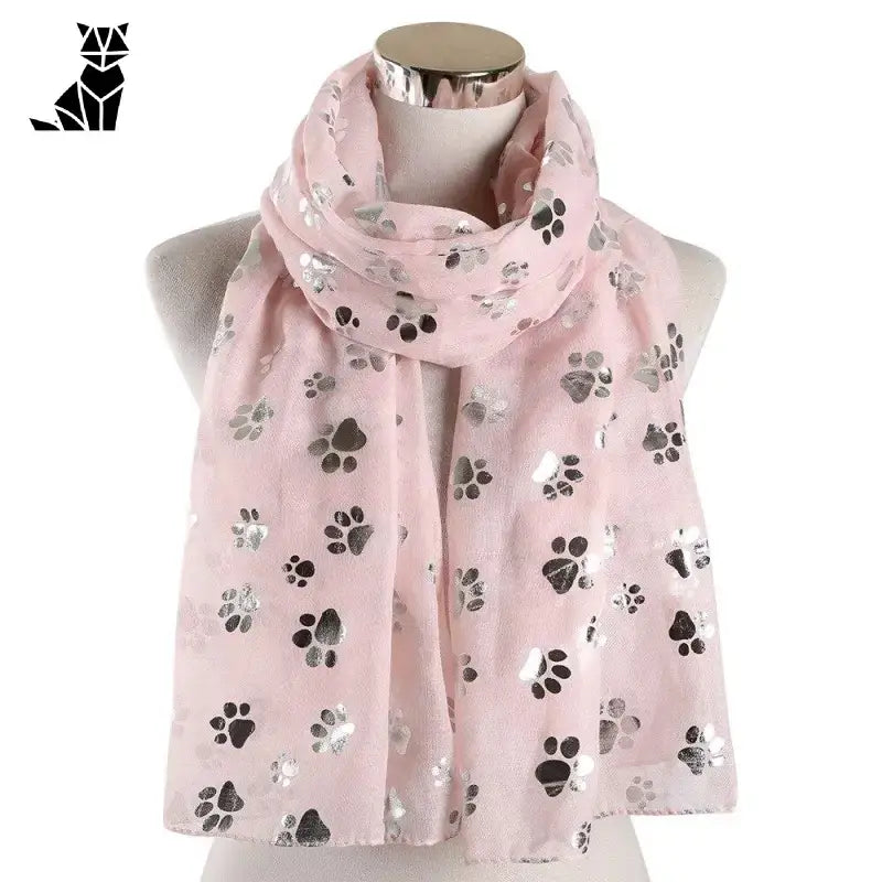 Foulard Chat Crème Aux Motifs élégants Pour Un Style Unique - Rose