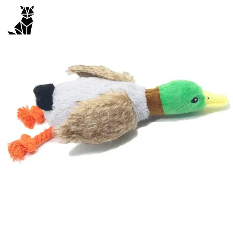 Peluche canard avec tête verte et bec orange - Cuddly Duck Plush Toy jouet peluche canard