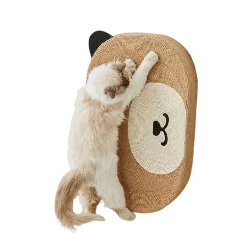 Grattoir pour chat - Un outil indispensable pour les griffes de votre chat - moyen naturel Transparent Background