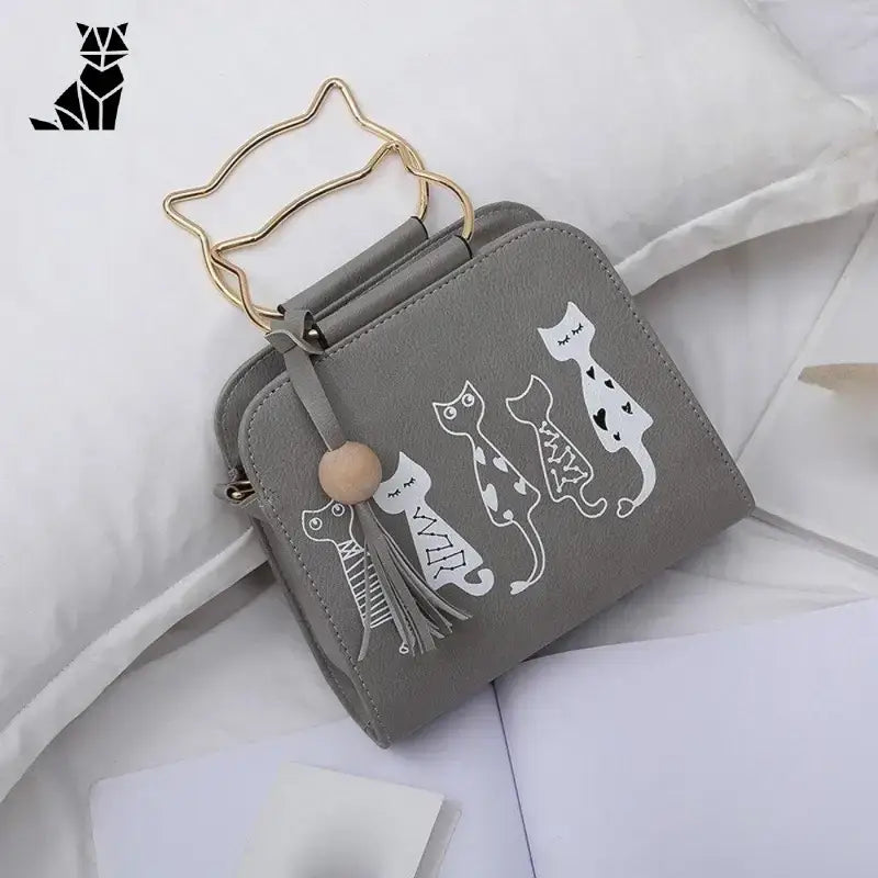 Sac à Main Chic Pour Femme Au Motif Chat élégant