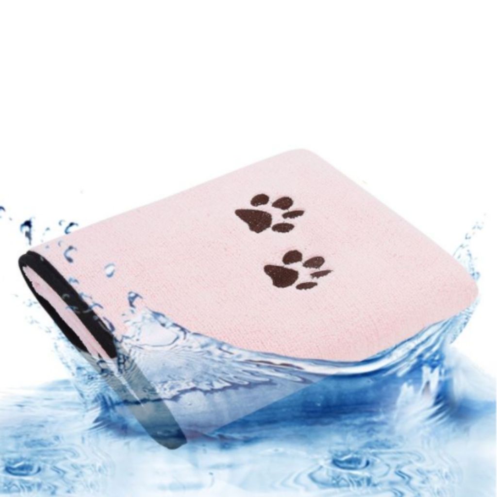 Serviette de bain pour chien