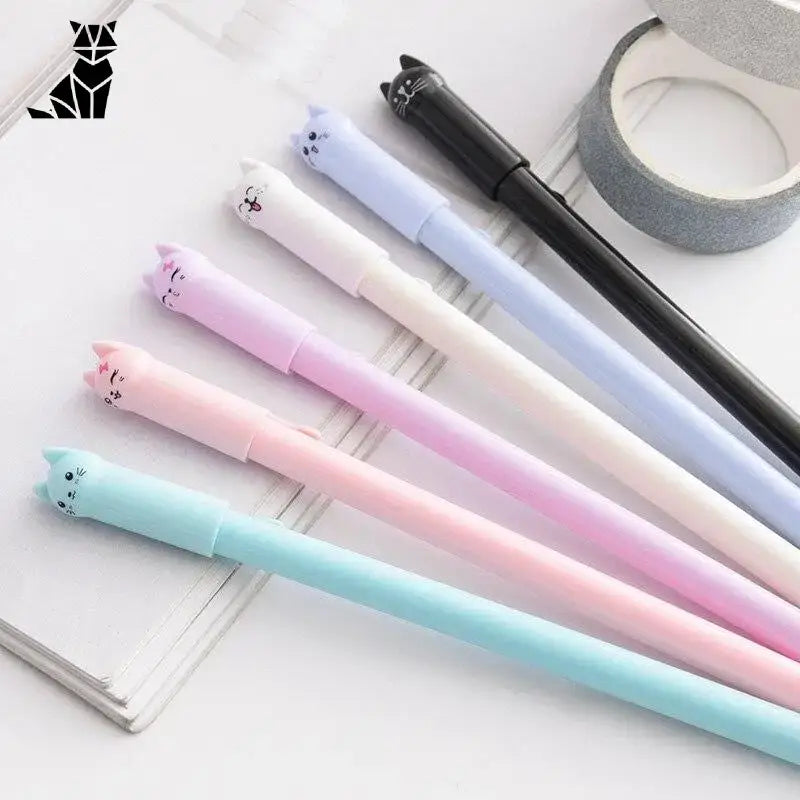 Stylo Petite Tête Chat Mignon Pour égayer Votre Bureau