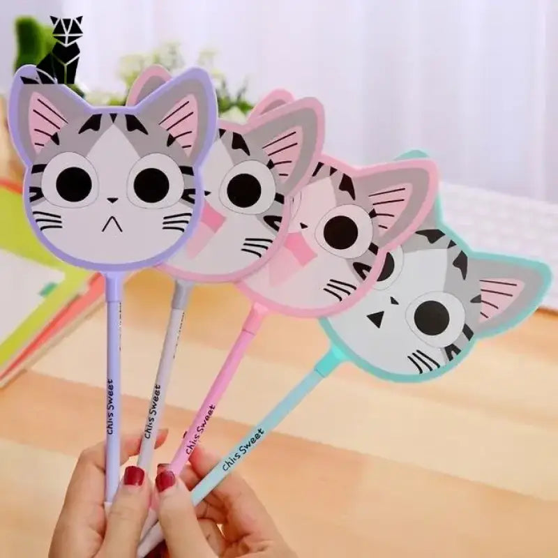 Stylos Chat à Paillettes L’accessoire Espiègle Pour Votre Trousse!