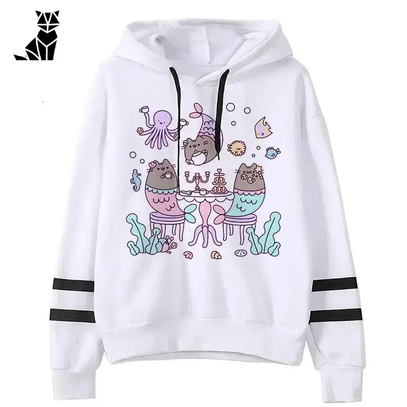 Sweat Chat à Capuche Sur-mesure Pour Un Style Chic Et Relax - Chat Sous-marin / s