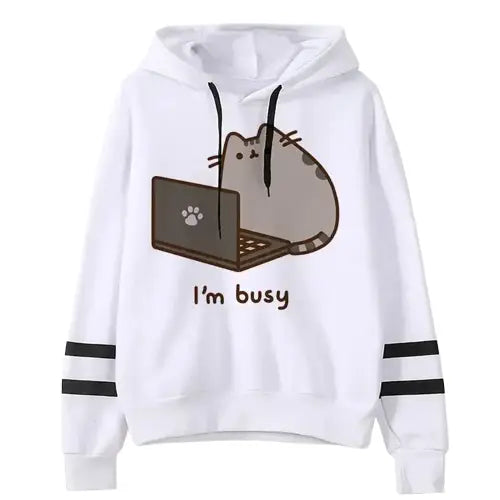 Sweat Chat à Capuche Sur-mesure Pour Un Style Chic Et Relax Transparent Background